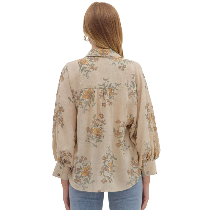 Entro Women's Ecru Top