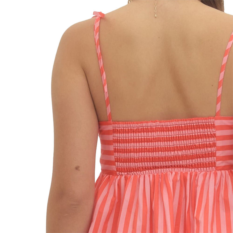 Entro Women's Orange Sleeveless Top