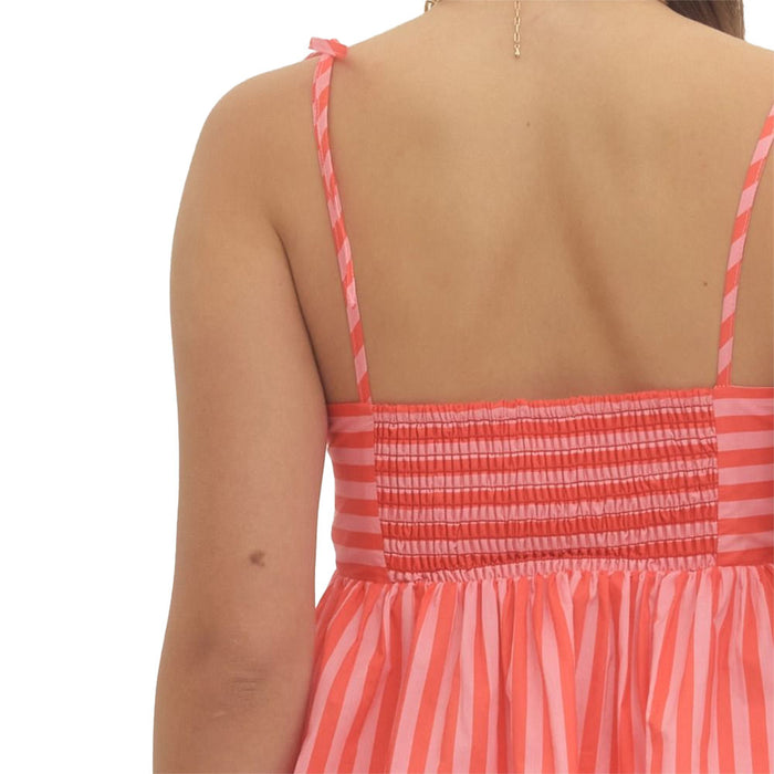 Entro Women's Orange Sleeveless Top