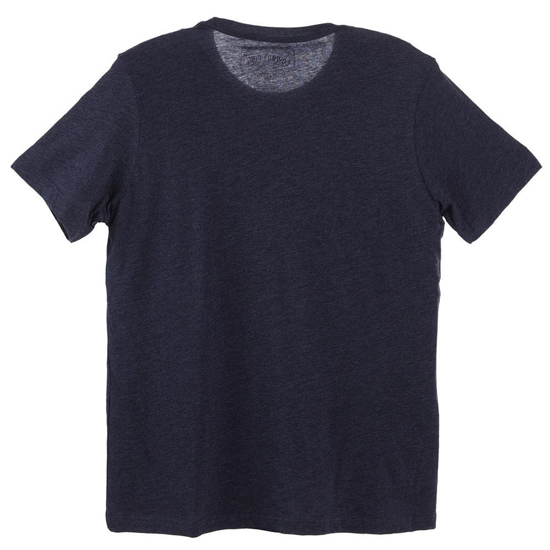 Cowboy Cool Mens Navy Trademark Short Sleeve T-Shirt