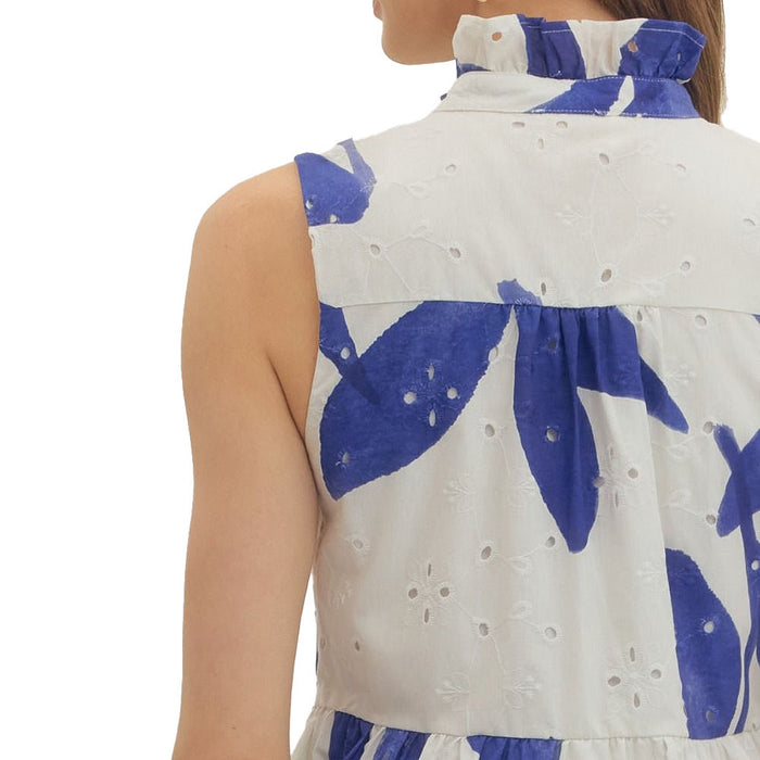 Entro Women's Royal Blue Fashion Top