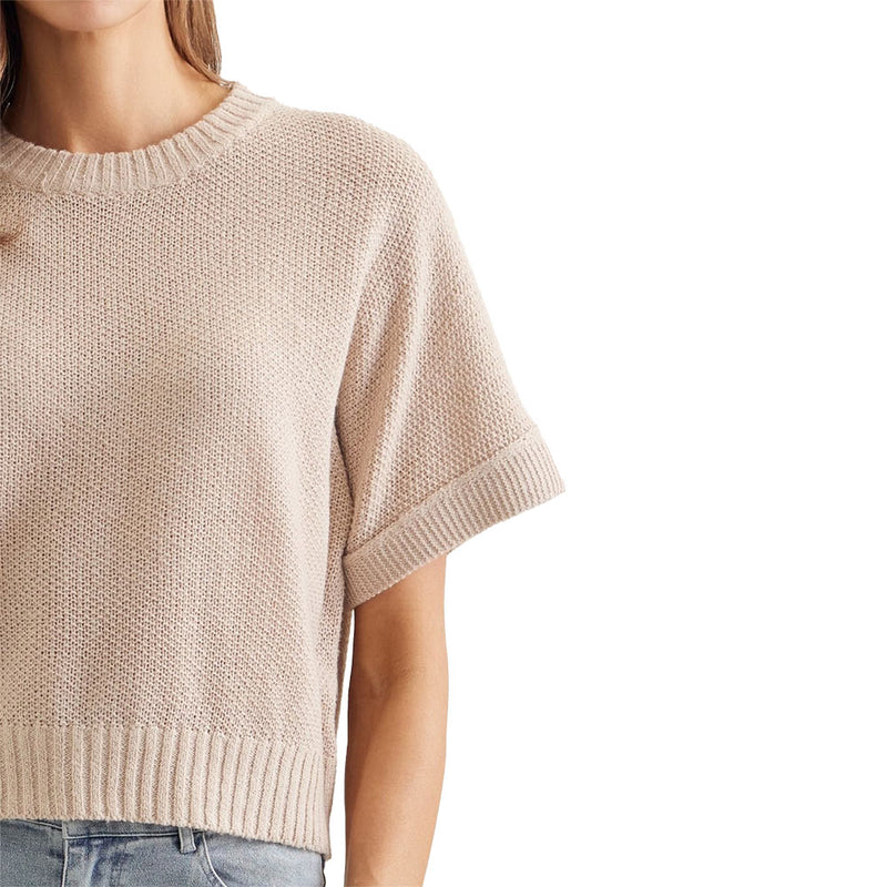 Entro Women's Oatmeal Fashion Top