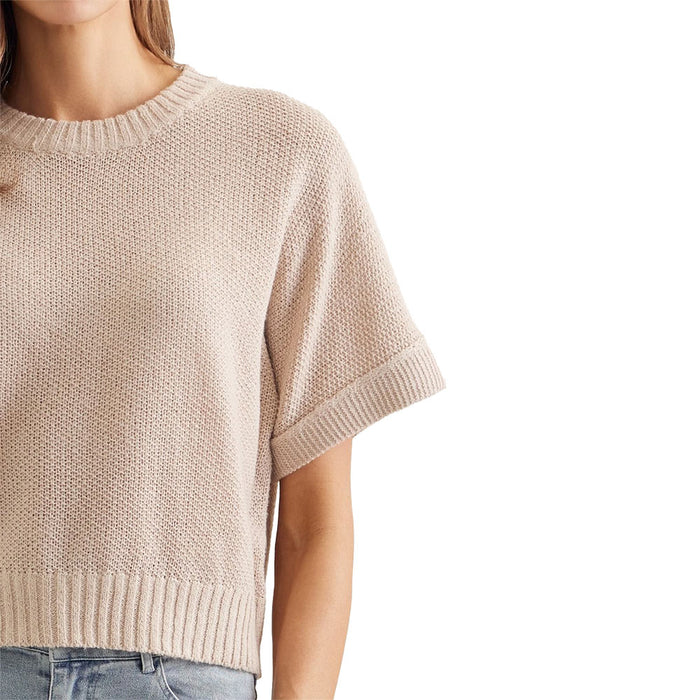 Entro Women's Oatmeal Fashion Top