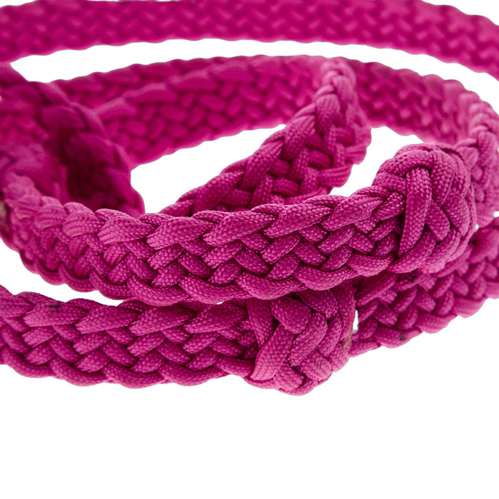 Tomahawk Pink Nylon Knot Rein