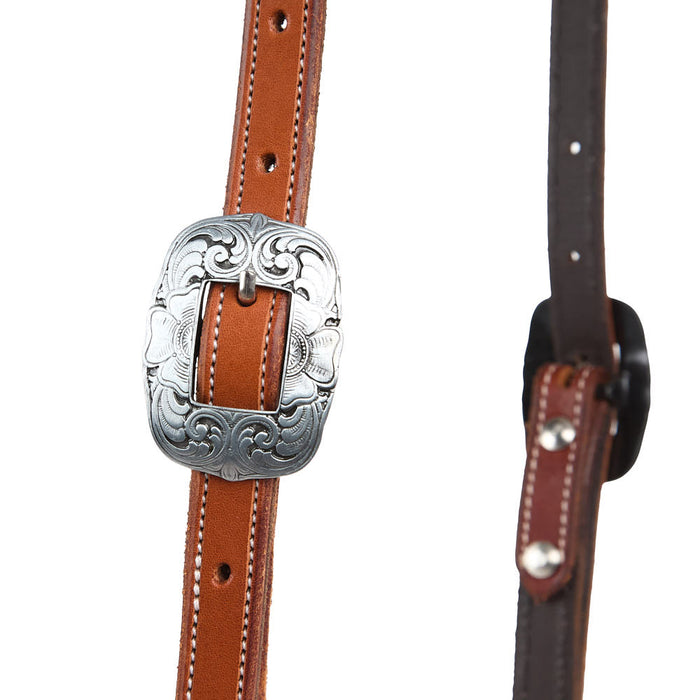 Tomahawk Double Buckle Single Ear Headstall