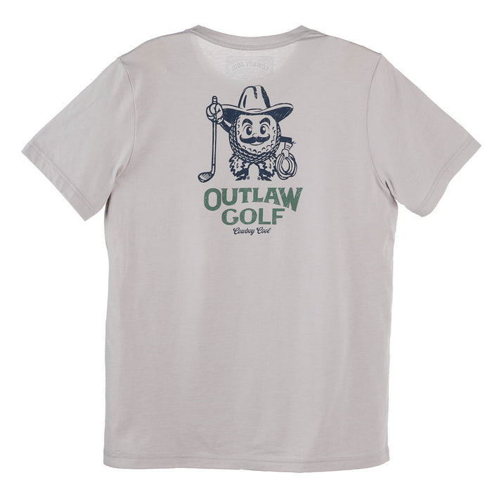 Cowboy Cool Mens Grey Outlaw T-Shirt