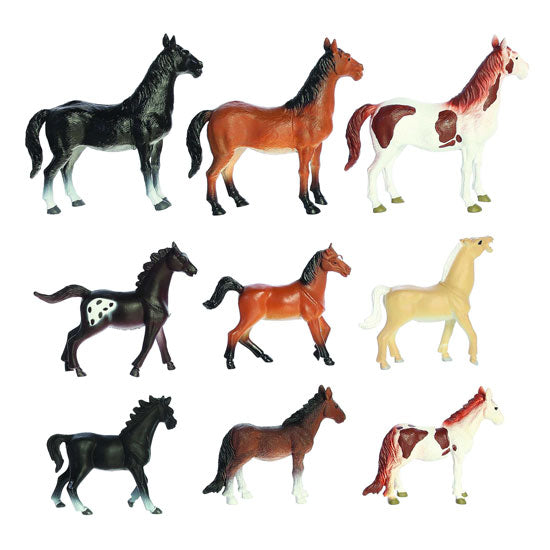 Aurora World Inc. Habitat Horse Play Figure Set