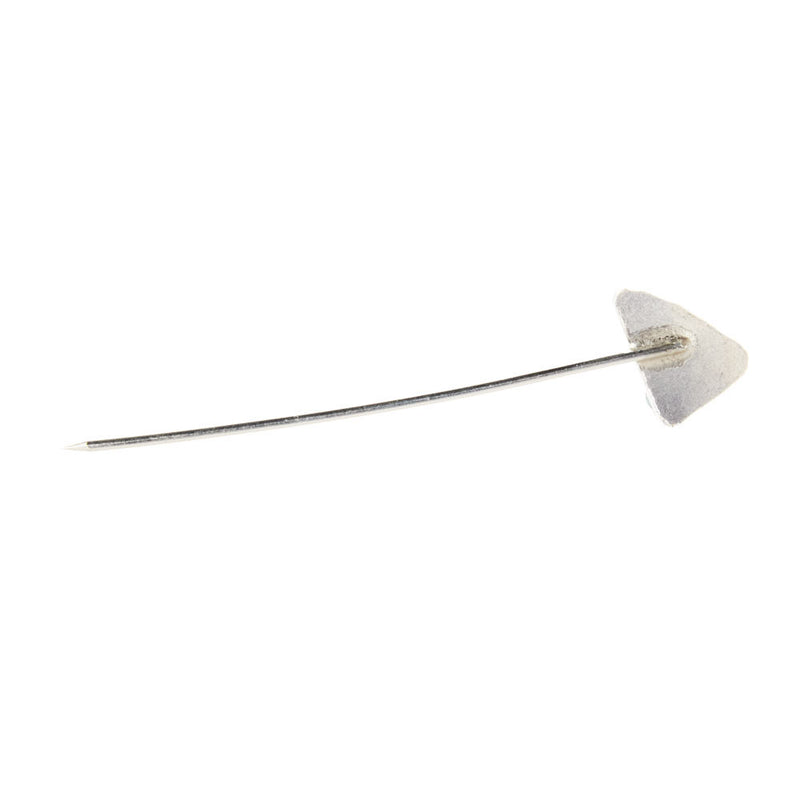 Eliz Jeffery Silversmith T5 Silver Medium to Large Turquoise Stone Metal Toothpick and Hat Accessory