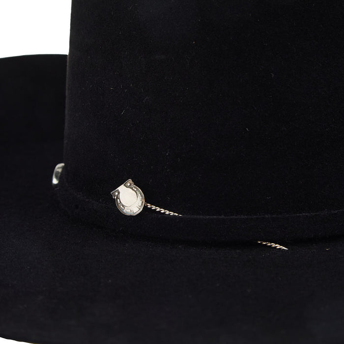 Eliz Jeffery Silversmith Silver Horseshoe Hat Toothpick