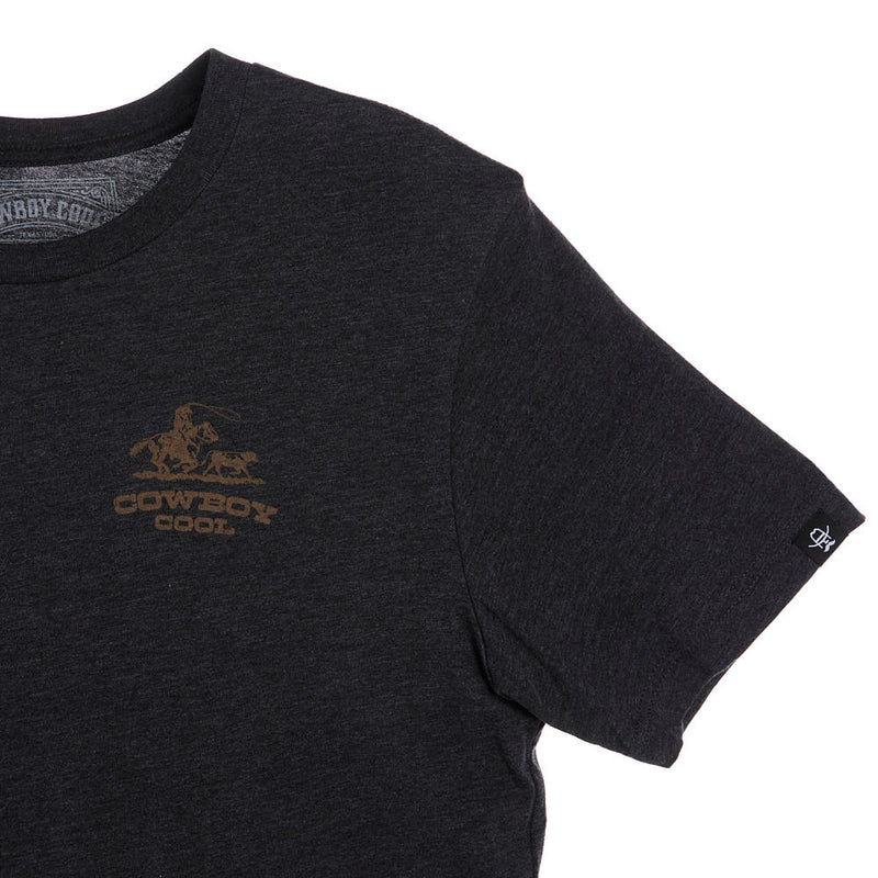 Cowboy Cool Mens Charcoal Wickenburg T-Shirt