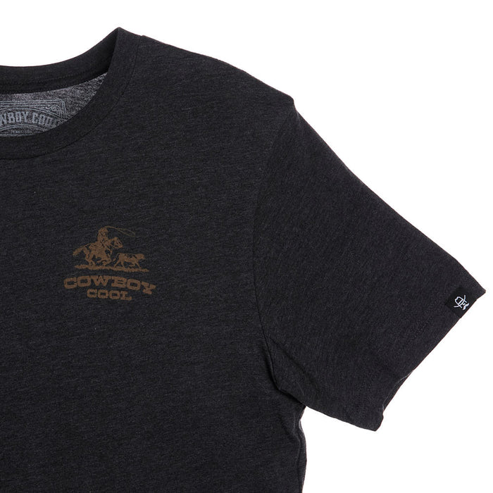 Cowboy Cool Mens Charcoal Wickenburg T-Shirt