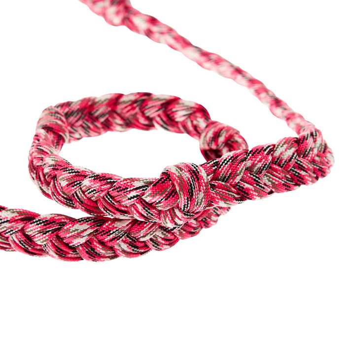 Tomahawk Red Nylon Knot 3 Plait Rein