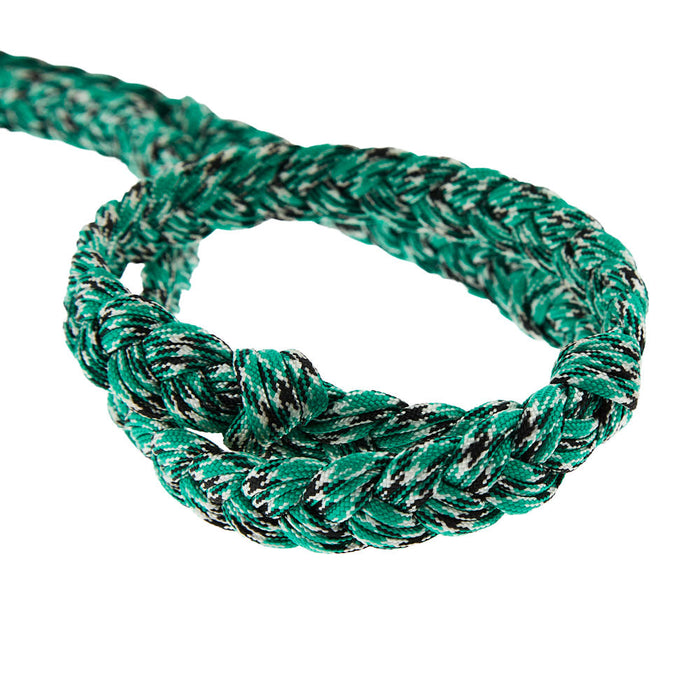 Tomahawk Green Nylon Knot 3 Plait Rein