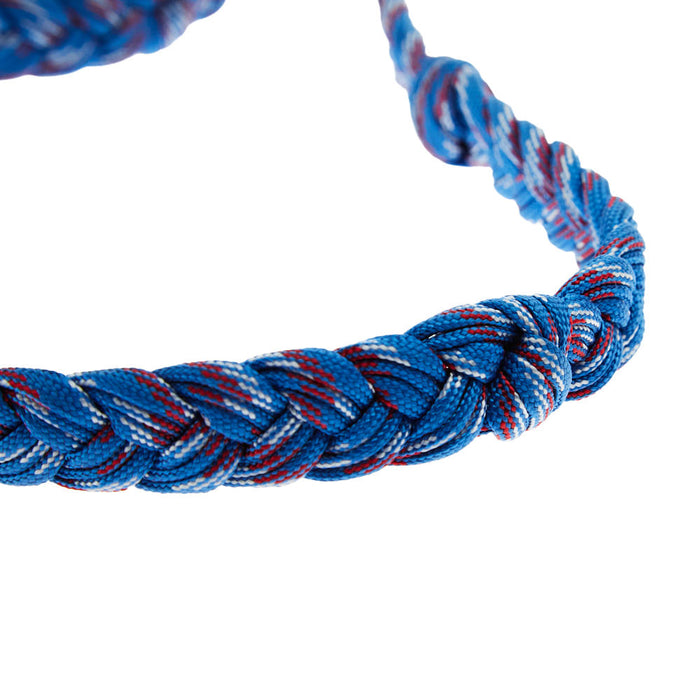Tomahawk Blue Nylon Knot 3 Plait Rein