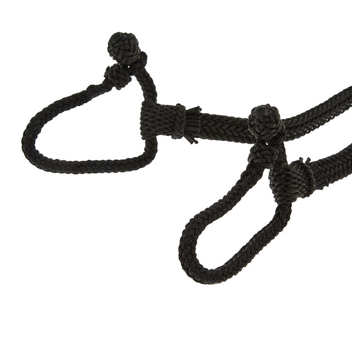 Tomahawk Quick Change Braided Black Nylon Barrel Rein