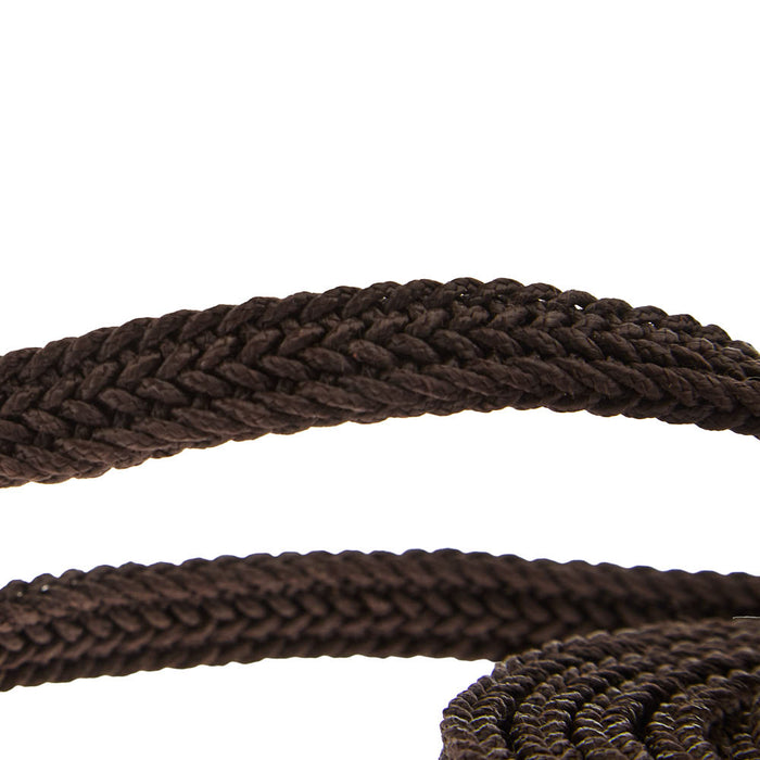 Tomahawk Braided Brown Nylon Barrel Rein Quick Change