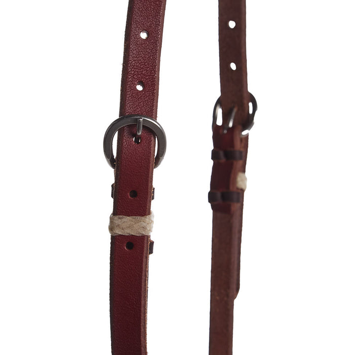 Tomahawk Working Slide Ear Headstall with Rawhide Keeper