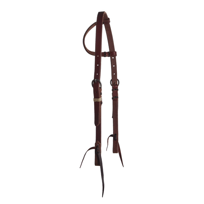 Tomahawk Working Slide Ear Headstall with Rawhide Keeper