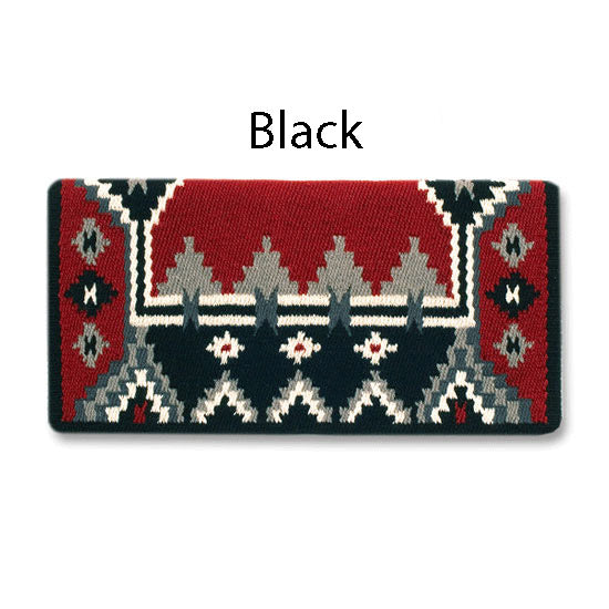 Mayatex 1465-5 Enchanted Pines Grey Wool Saddle Blanket