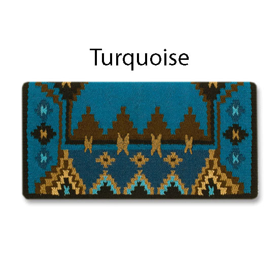 Mayatex 1465-5 Enchanted Pines Grey Wool Saddle Blanket