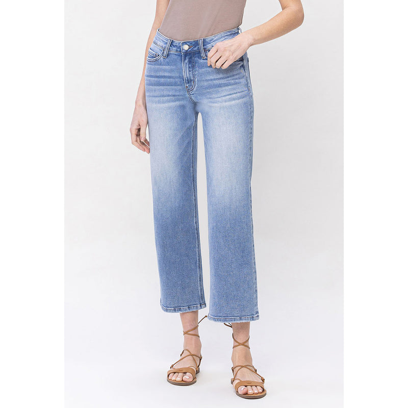 Flying Monkey Womens Mid Rise Dad Jean