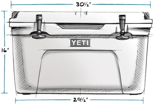 Yeti Coolers Tundra 65 White Cooler