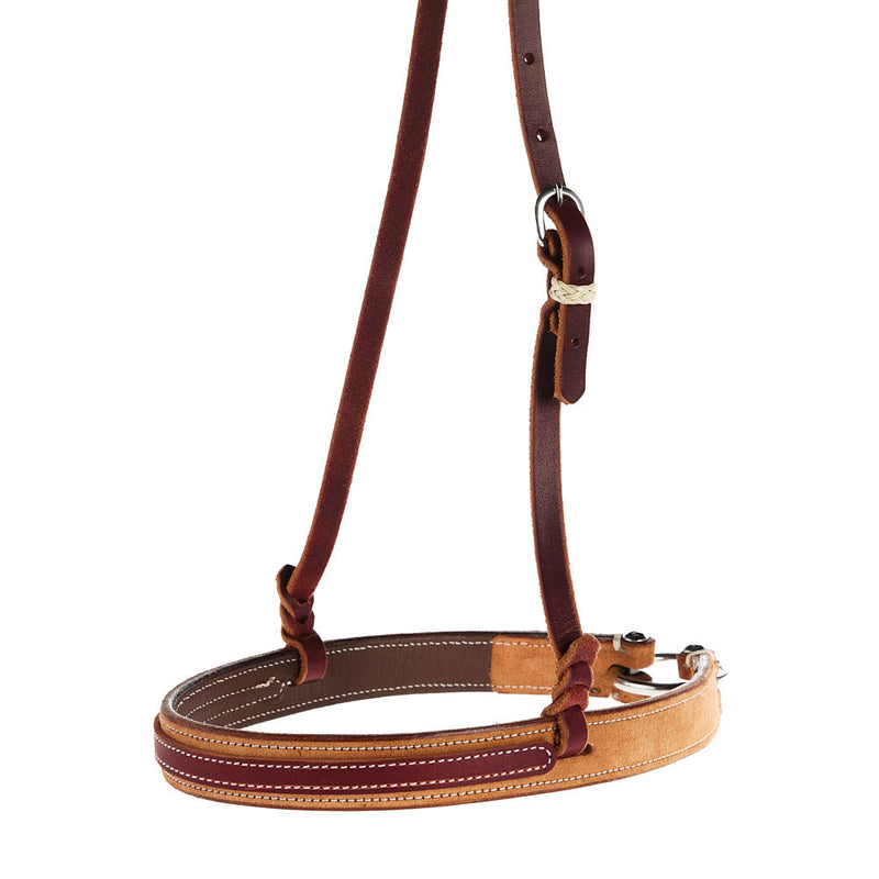Tomahawk Roughout Noseband with Latigo Trim
