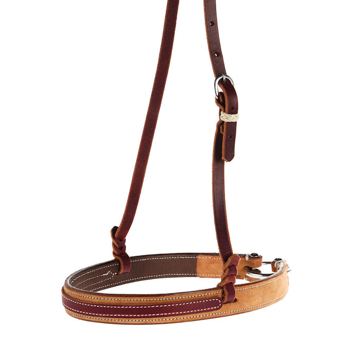 Tomahawk Roughout Noseband with Latigo Trim