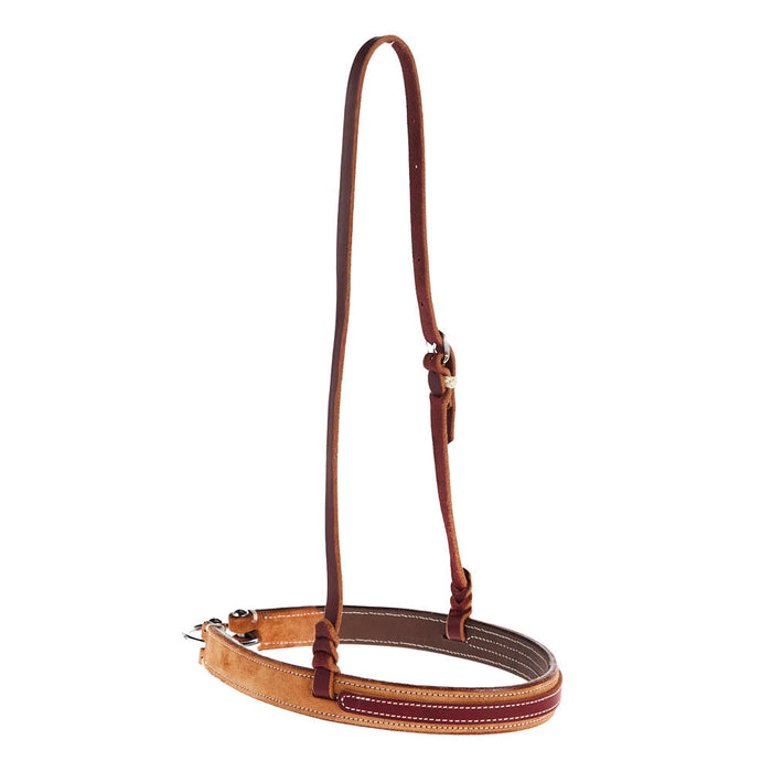 Tomahawk Roughout Noseband with Latigo Trim