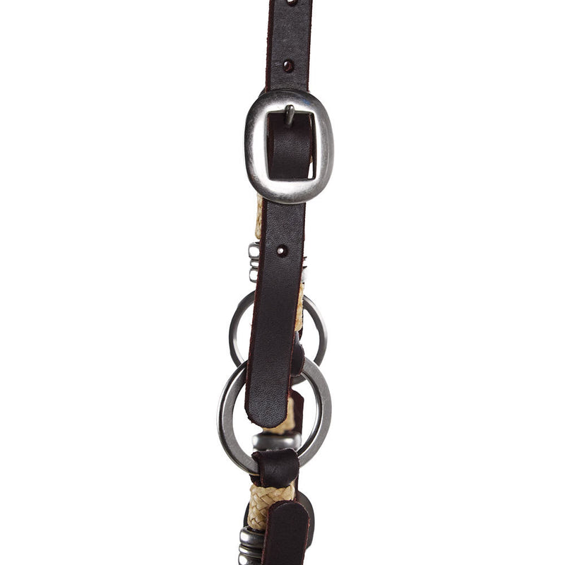 Tomahawk Double Buckle Quick Change with Ring Accent Single Ear Headstall