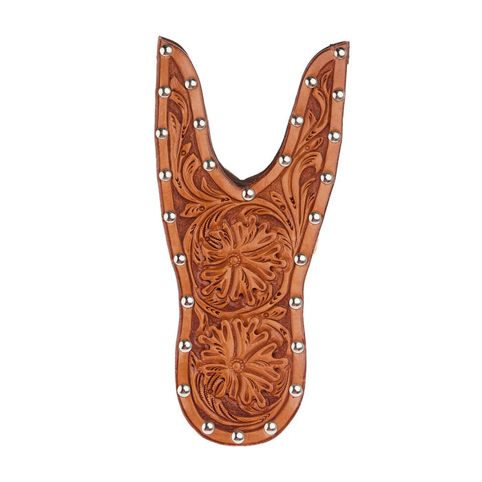 Tomahawk Floral Tooled Leather Boot Jack TAN