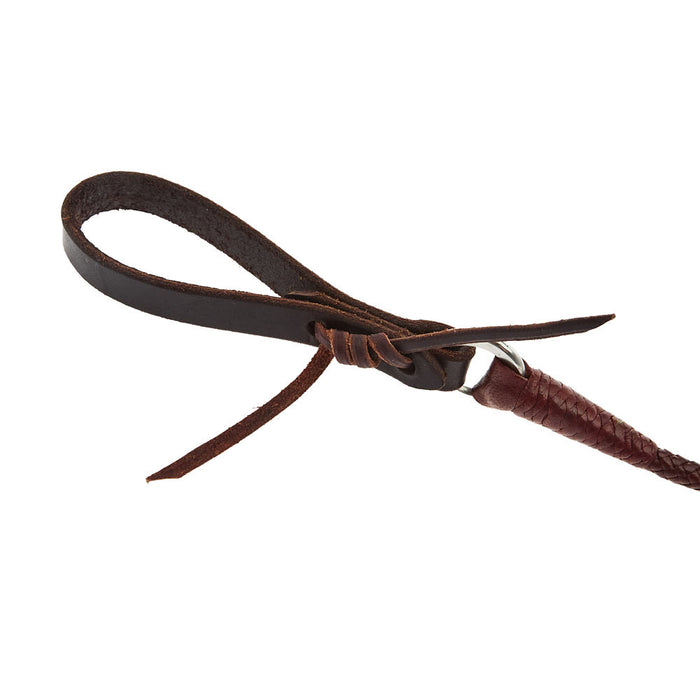 Tomahawk Leather Round Braid Rope Rein with Ring