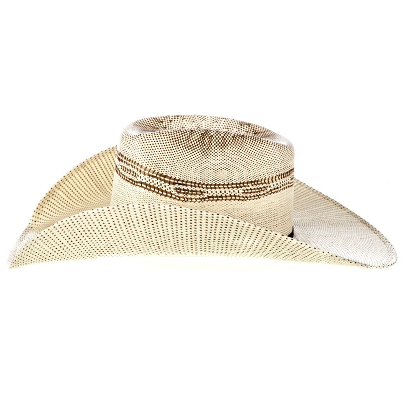 Twister Brown Bangora Straw Cowboy Hat