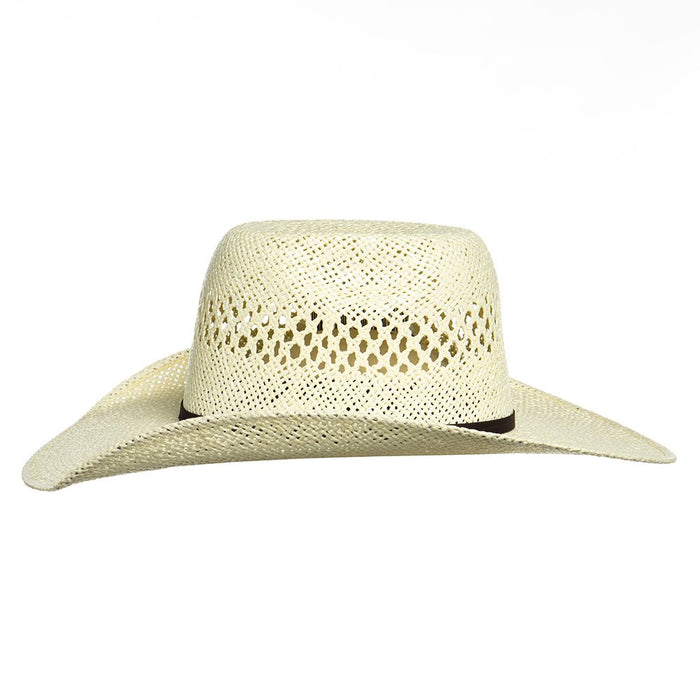 Kids Twister Vented Cattlemans Crease Straw Hat