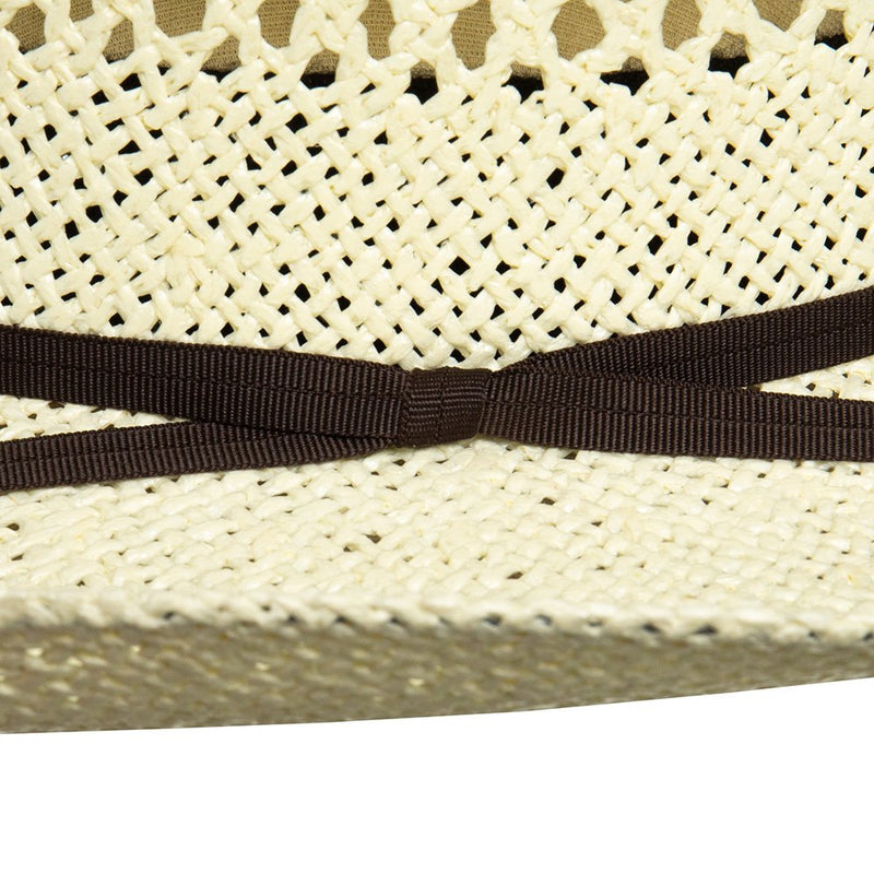 Kids Twister Vented Cattlemans Crease Straw Hat