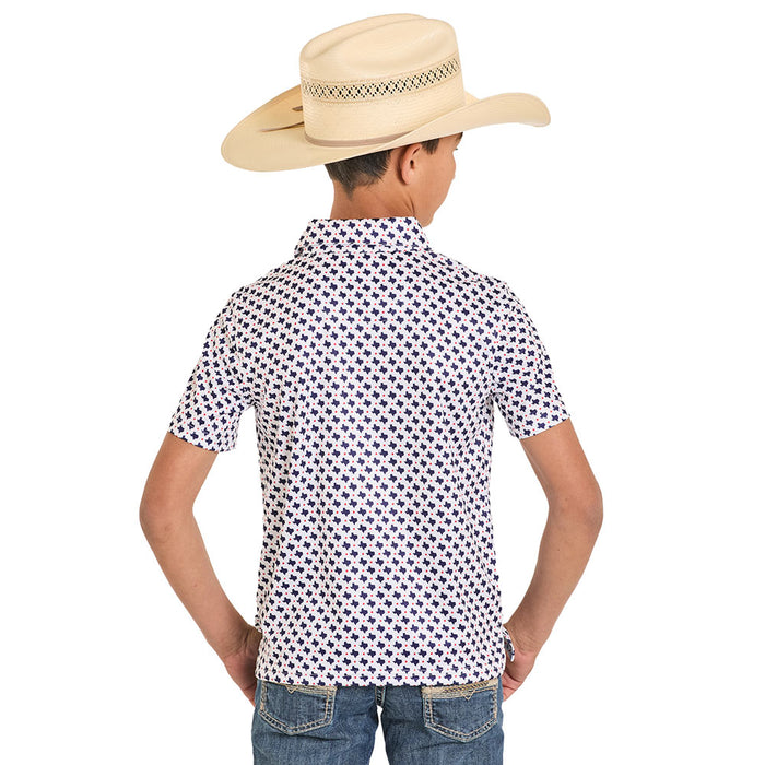 Panhandle Boy's Texas Navy Polo