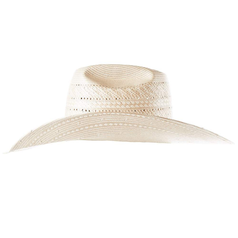 American Hats AHC TC8910 2 Cord Chocolate Band 4 1/4in. Brim Open Crown Straw Cowboy Hat