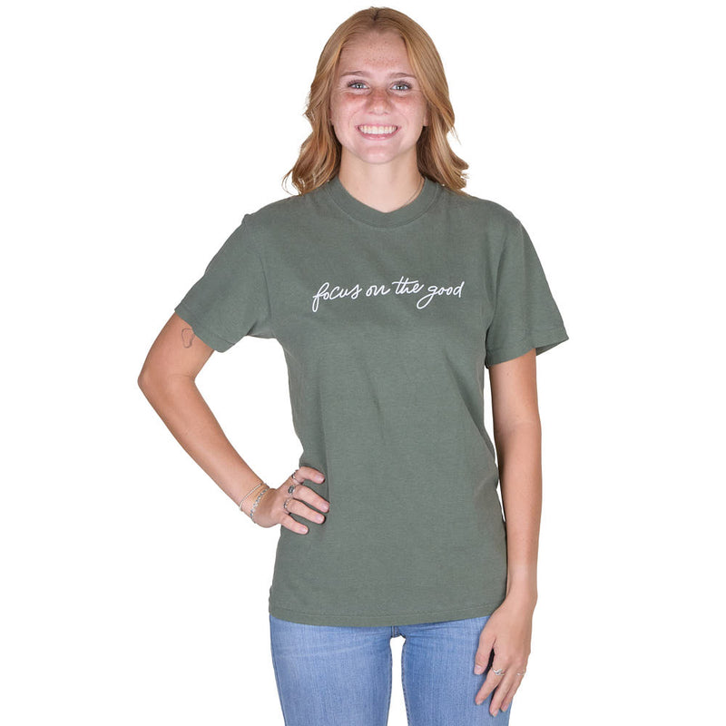 The Anastasia Co Women's Forest Focus On The Good Tee Shirt