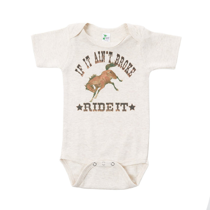 Twisted Filly Infant If It Ain't Broke Onesie