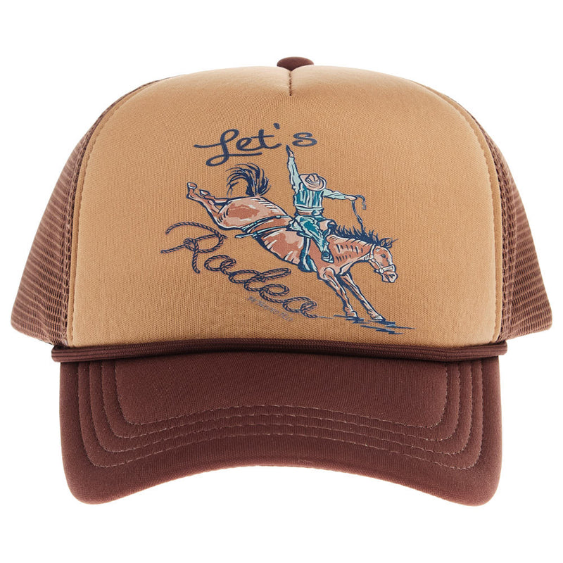 Twisted Filly Mens Lets Go Rodeo Snapback Trucker Cap