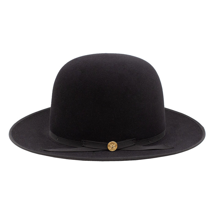 Stetson Hats 160th Anniversary 6X Black Open Road 2 3/4in Brim