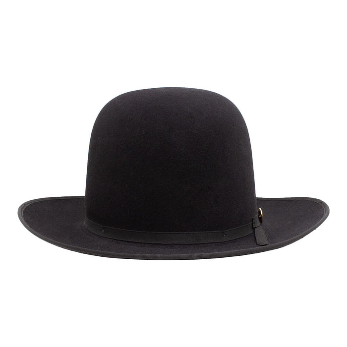 Stetson Hats 160th Anniversary 6X Black Open Road 2 3/4in Brim
