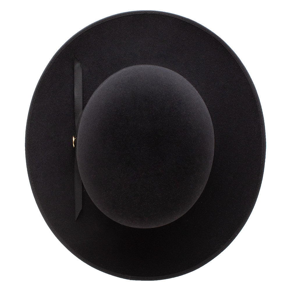 Stetson 160th Anniversary 6X Black Open Road 2 3/4in Brim — NRS