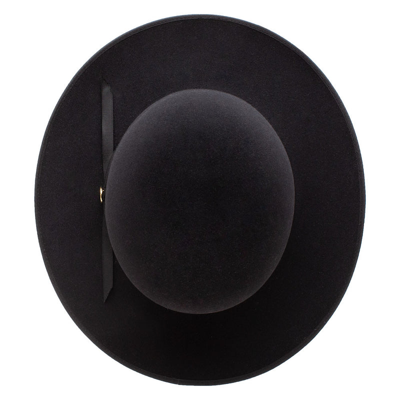 Stetson Hats 160th Anniversary 6X Black Open Road 2 3/4in Brim