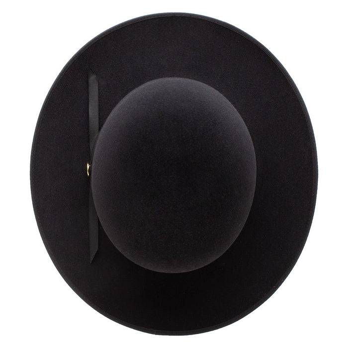 Stetson Hats 160th Anniversary 6X Black Open Road 2 3/4in Brim