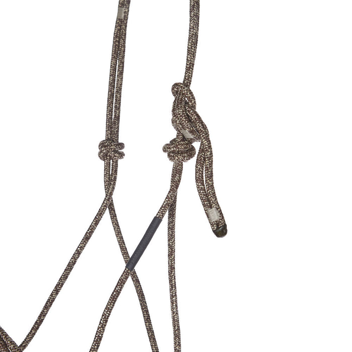 Haychix Timeless Bronze Halter with Brown Lead Rope