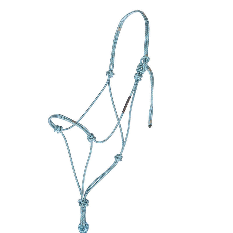 Haychix Timeless Light Blue Halter with Light blue Lead Rope