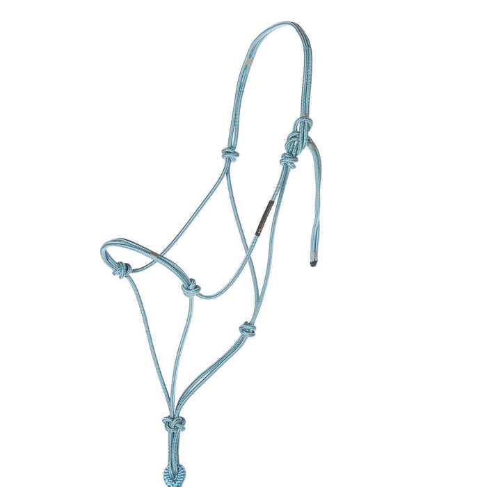 Haychix Timeless Light Blue Halter with Light blue Lead Rope