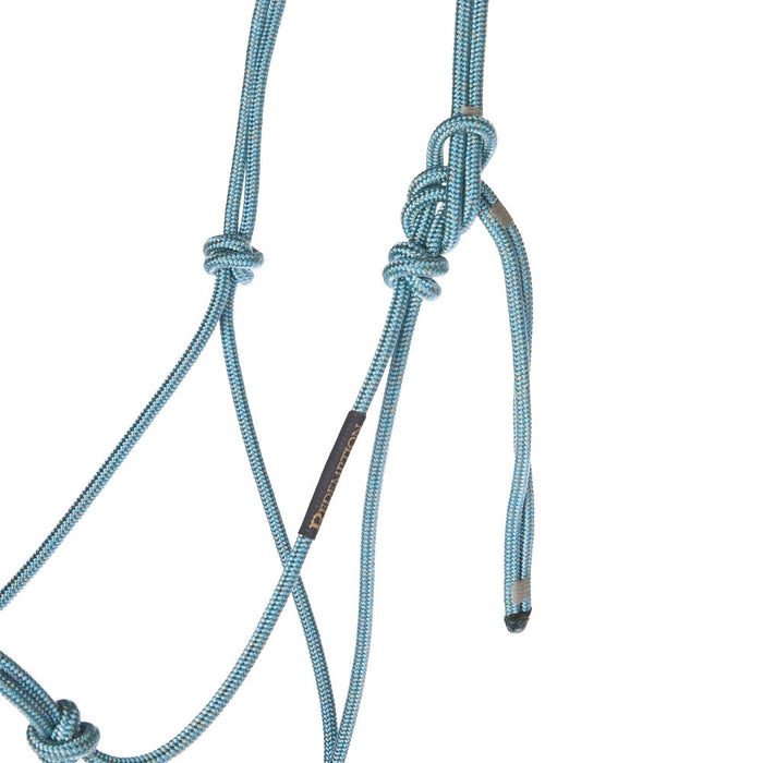 Haychix Timeless Light Blue Halter with Light blue Lead Rope