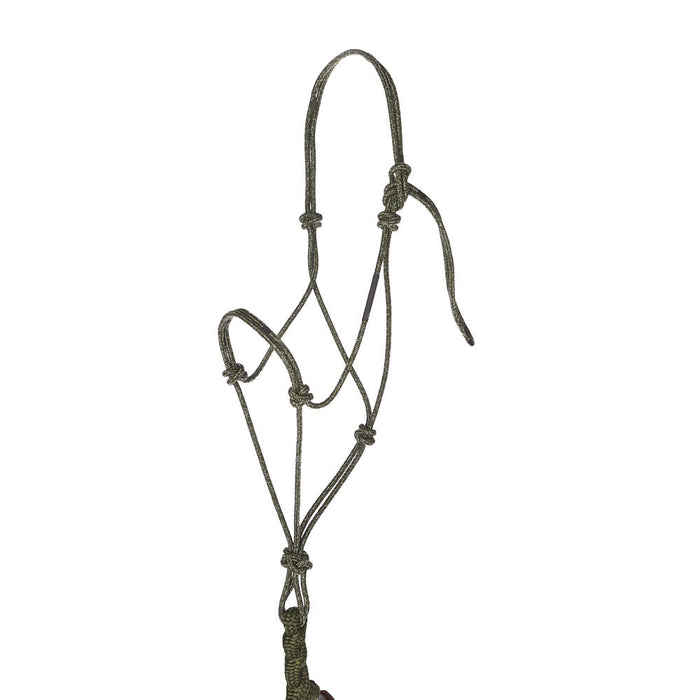 Haychix Timeless Olive Halter with Olive Lead Rope
